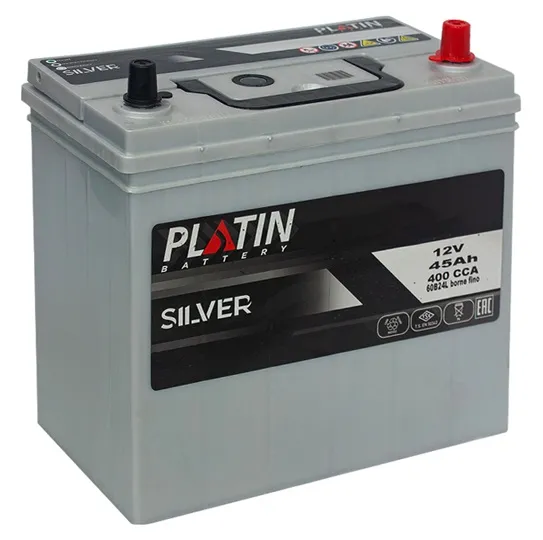 [21-0027] 45AH 60B24L PLATIN BATERIA 400CCA - +