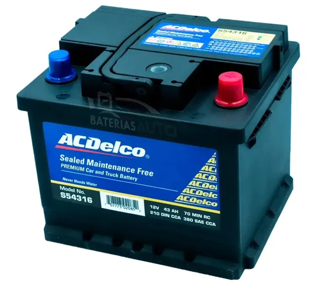 [21-0443] 43AH 54316R BATERIA ACDELCO 420cca + -