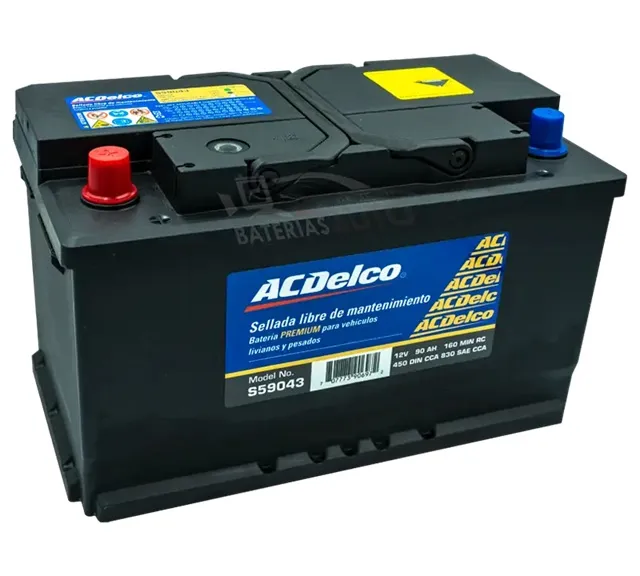 [21-0460] 90AH 59043 BATERIA ACDELCO + -