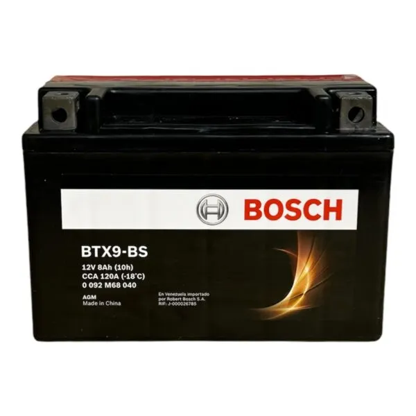 [21-0484] 8AH BTX9-BS CCA12 (+ -) BATERIA BOSCH