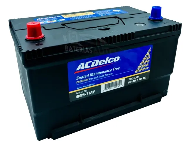 [21-0520] 80AH S65-7 BATERIA ACDELCO 730CCA IZQ EXPLORER