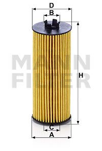 HU6009Z MANN ELEMENTO ACEITE